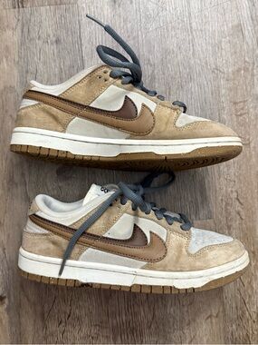 Nike Dunk Low SE 85 Double Swoosh Sail Brown DO9457-115 Women’s Size 6.5